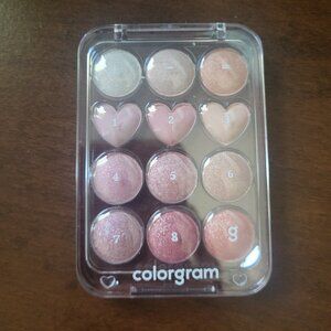 K-Beauty Colorgram Bright+Cool Pinpoint Eyeshadow Palette New Unused